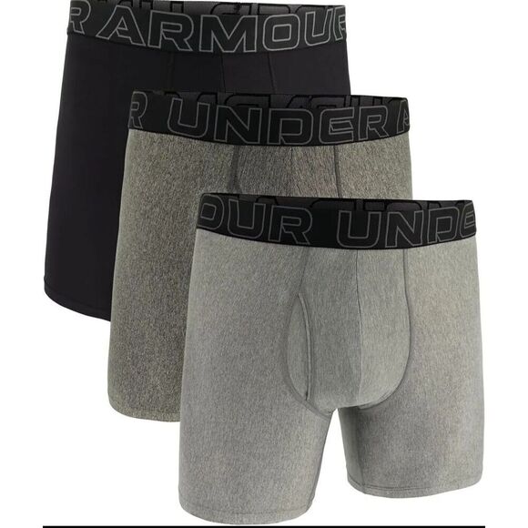 Under Armour UUSHJ823 Men's Sz S Multi Tech 6" Boxerjock Briefs, 3-Pack - Picture 2 of 6
